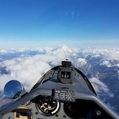 Verortung via Georeferenzierung der Kamera: Aufgenommen in der Nähe von Gams bei Hieflau, 8922, Österreich in 3600 Meter